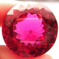Ptp 012a topaze rouge 22x11mm pierre taillee joaillerie