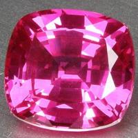 Ptp 014a topaze rouge if 14x13x8mm pierre taillee joaillerie