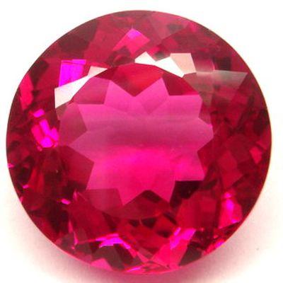 Ptp 041a topaze rouge 20x10mm pierre taillee joaillerie