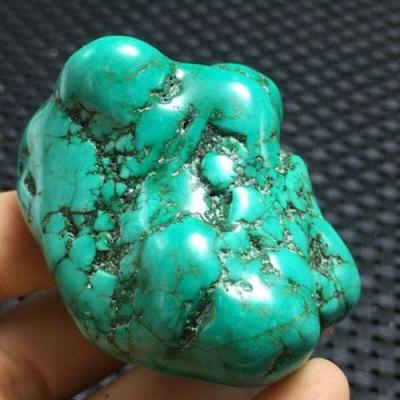 Ptq 071 turquoise verte tibet tibetaine 61gr 48x40x25mm pierre gemme lithotherapie reiki 2 