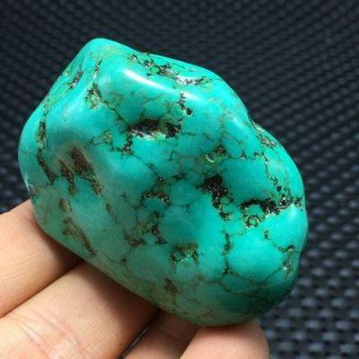 Ptq 073 turquoise verte tibet tibetaine 96gr 55x42x30mm pierre gemme lithotherapie reiki 1 