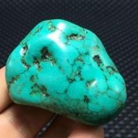 Ptq 073 turquoise verte tibet tibetaine 96gr 55x42x30mm pierre gemme lithotherapie reiki 5 