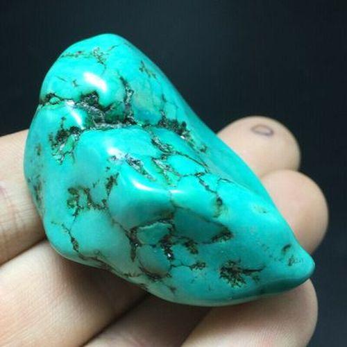Ptq 078c turquoise verte tibet tibetaine 59gr 51x36x23mm pierre gemme lithotherapie reiki 2 