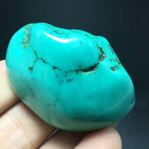 Ptq 078c turquoise verte tibet tibetaine 59gr 51x36x23mm pierre gemme lithotherapie reiki 4 