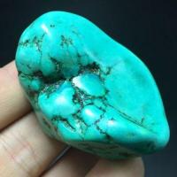 Ptq 078c turquoise verte tibet tibetaine 59gr 51x36x23mm pierre gemme lithotherapie reiki 5 