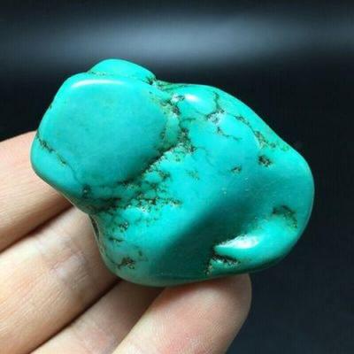 Ptq 090 turquoise verte tibet tibetaine 60gr 45x37x30mm pierre gemme lithotherapie reiki vente 1 