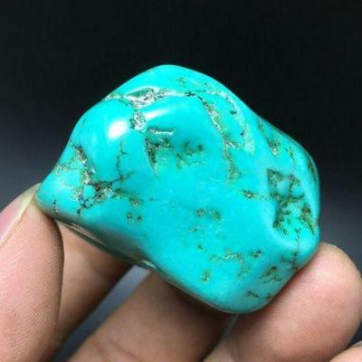 Ptq 092 turquoise verte tibet tibetaine 89gr 45x44x30mm pierre gemme lithotherapie reiki vente 4 