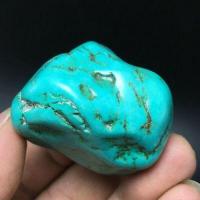 Ptq 092 turquoise verte tibet tibetaine 89gr 45x44x30mm pierre gemme lithotherapie reiki vente 2 