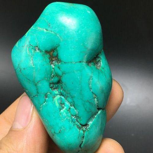 Ptq 098 turquoise verte tibet tibetaine 87gr 62x36x30mm pierre gemme lithotherapie reiki vente 2 