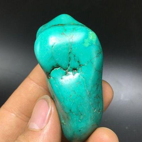 Ptq 098 turquoise verte tibet tibetaine 87gr 62x36x30mm pierre gemme lithotherapie reiki vente 4 