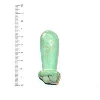 Scu 001d perle prehistorique phallus amazonite 43gr 70x26 phallique amulette loisirs creatifs