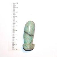 Scu 002b perle prehistorique phallus amazonite 43gr 70x26 phallique amulette loisirs creatifs
