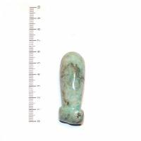 Scu 002d perle prehistorique phallus amazonite 43gr 70x26 phallique amulette loisirs creatifs