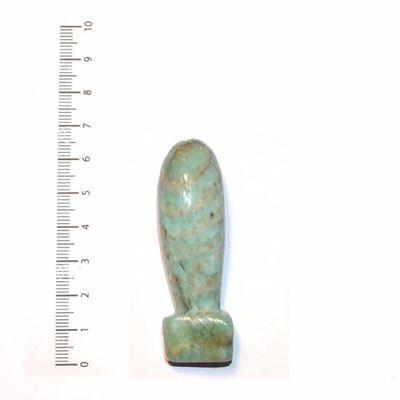 Scu 004c perle prehistorique phallus amazonite 35gr 65x20 phallique amulette loisirs creatifs