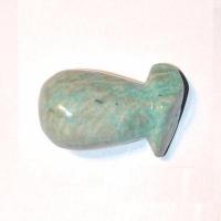 Scu 006a perle prehistorique phallus amazonite 35gr 45x25 phallique amulette loisirs creatifs