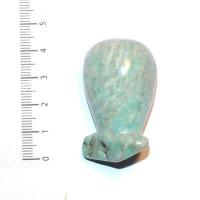 Scu 006d perle prehistorique phallus amazonite 35gr 45x25 phallique amulette loisirs creatifs