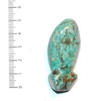 Scu 010d perle prehistorique phallus amazonite 32gr 55x22 phallique amulette loisirs creatifs