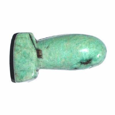 Scu 011c perle prehistorique phallus amazonite 30gr 50x25 phallique amulette loisirs creatifs