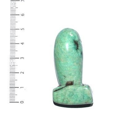 Scu 011d perle prehistorique phallus amazonite 30gr 50x25 phallique amulette loisirs creatifs