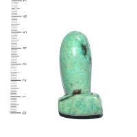 Scu 011d perle prehistorique phallus amazonite 30gr 50x25 phallique amulette loisirs creatifs