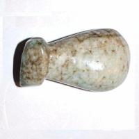 Scu 012a perle prehistorique phallus amazonite 29gr 45x25 phallique amulette loisirs creatifs