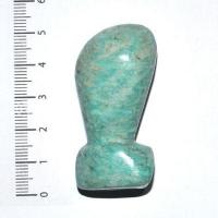 Scu 017d perle prehistorique phallus amazonite 28gr 55x22 phallique amulette porte bonheur