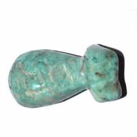 Scu 020a perle prehistorique phallus amazonite 22gr 40x20 phallique amulette porte bonheur