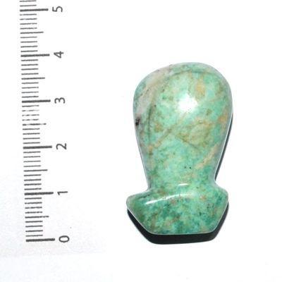 Scu 021b perle prehistorique phallus amazonite 17gr 38x22 phallique amulette porte bonheur 1