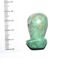 Scu 021d perle prehistorique phallus amazonite 17gr 38x22 phallique amulette porte bonheur