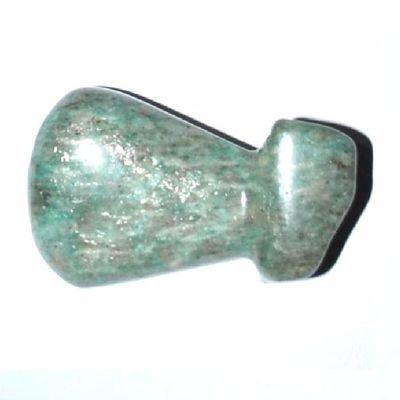Scu 022c perle prehistorique phallus amazonite 19gr 40x25 phallique amulette porte bonheur