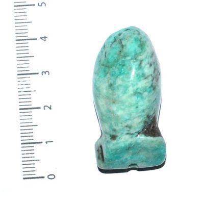 Scu 023d perle prehistorique phallus amazonite 20gr 40x20 phallique amulette loisirs creatifs