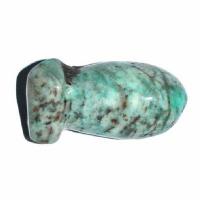 Scu 023c perle prehistorique phallus amazonite 20gr 40x20 phallique amulette loisirs creatifs