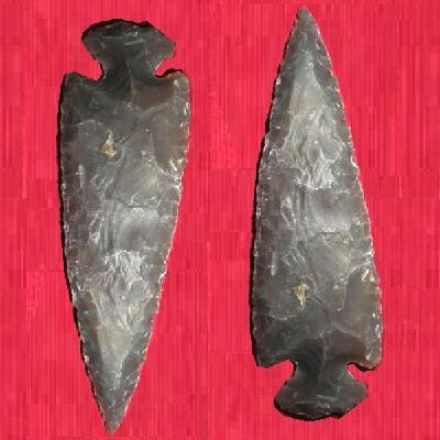 Slx 8035b pointe de fleche sagaie harpon silex prehistorique achat vente