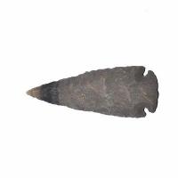 Slx 9035b pointe de fleche prehistorique 90x35 mm en silex taille neolithique
