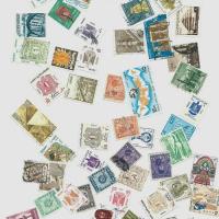 Tp 1002a lot de 50 timbres postes egypte obliteres