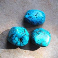 Tqp 032c lot 3xturquoise 57gr pierres brute polies achat vente