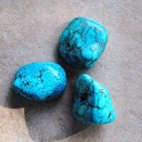 Tqp 032d lot 3xturquoise 57gr pierres brute polies achat vente