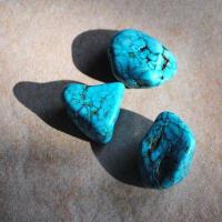Tqp 036c lot 3xturquoise 45gr pierres brute polies achat vente