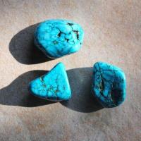 Tqp 036d lot 3xturquoise 45gr pierres brute polies achat vente