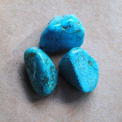 Tqp 037c lot 3xturquoise 78gr pierres brute polies achat vente