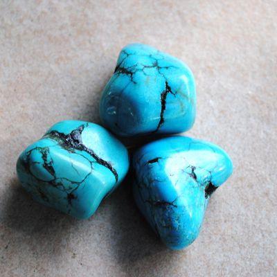 Tqp 042c lot 3xturquoise 77gr pierres brute polies achat vente 1 