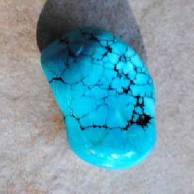 Tqp 049b turquoise 27gr pierre brute polie achat vente